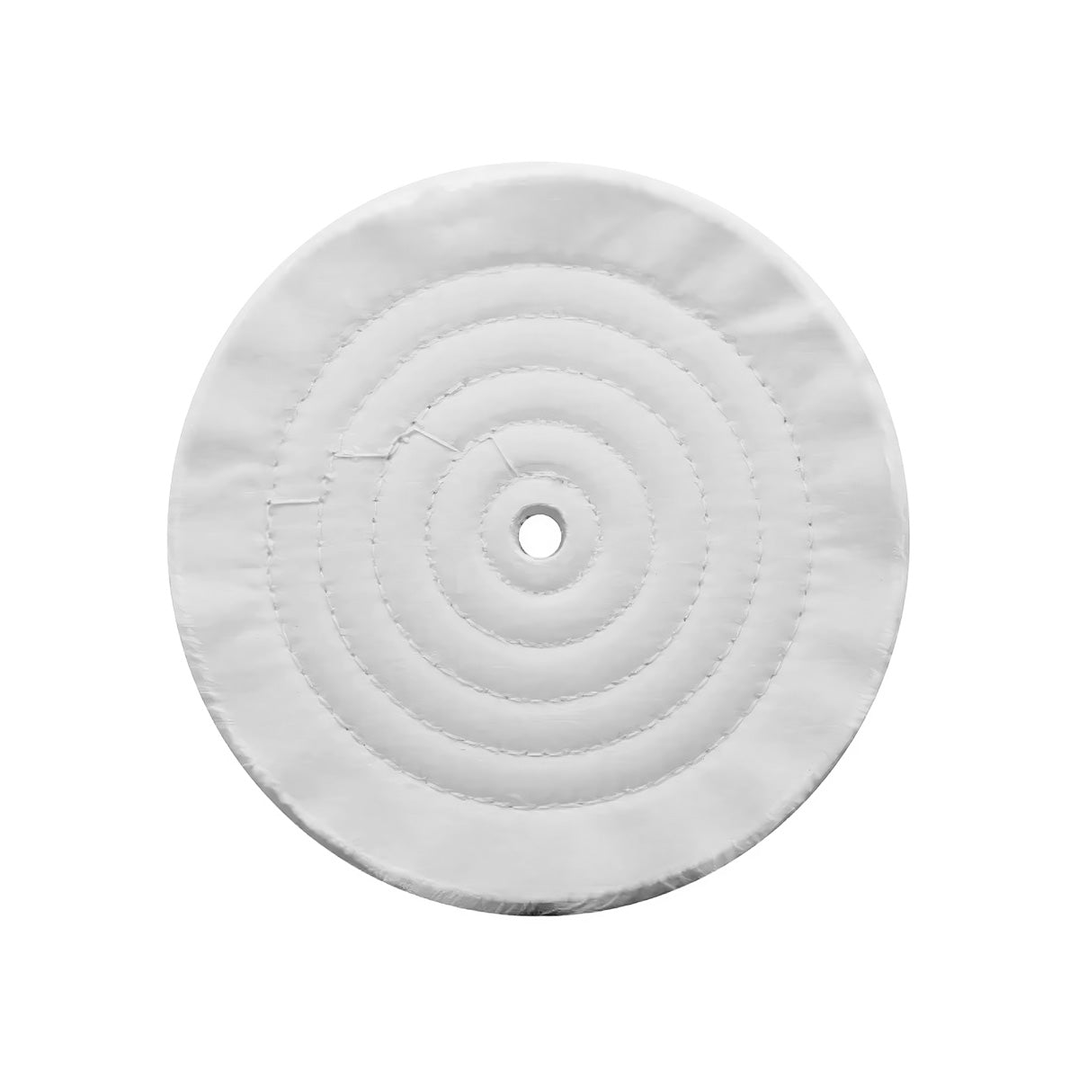 8" White Soft Muslin Buff - 1/2" Arbor