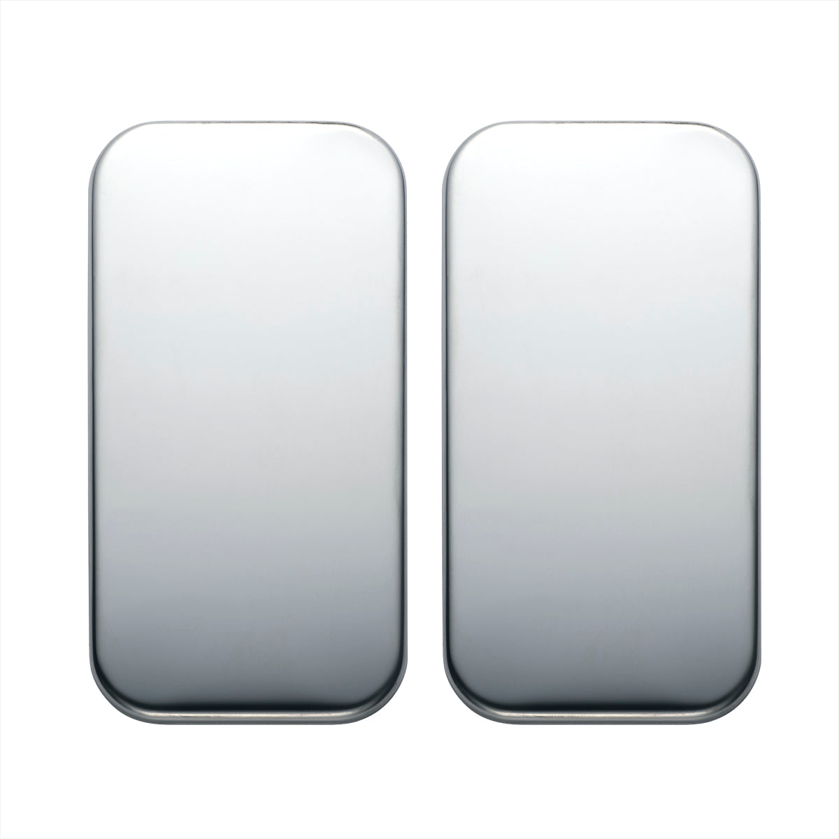 Freightliner Stainless Vent Door Cover - Plain (Card of 2)
