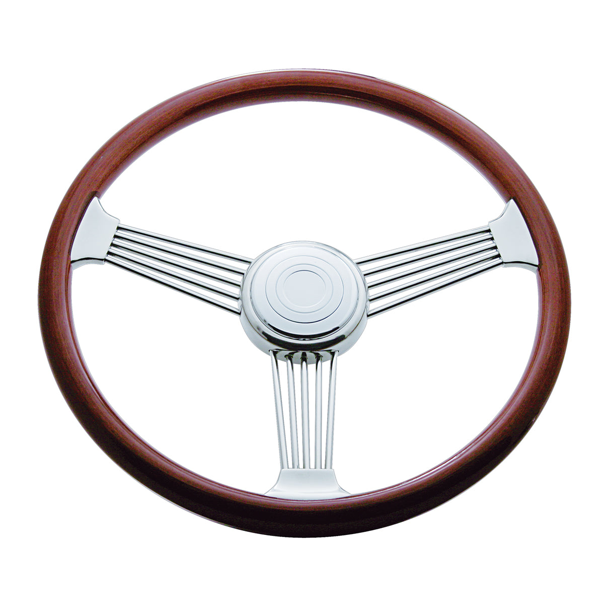 18" Banjo Steering Wheel With Hub & Horn Button Kit For Peterbilt (1998-2005), Kenworth (2001-2002)