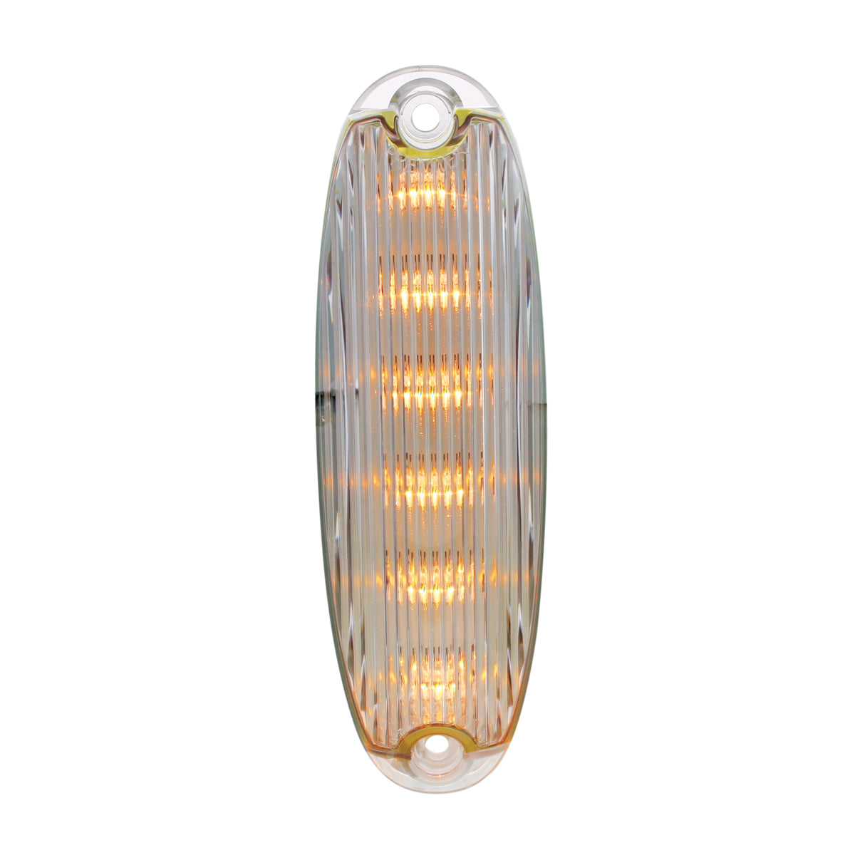 6 Amber LED Cab Light For 2008-2017 Freightliner Cascadia - Clear Lens