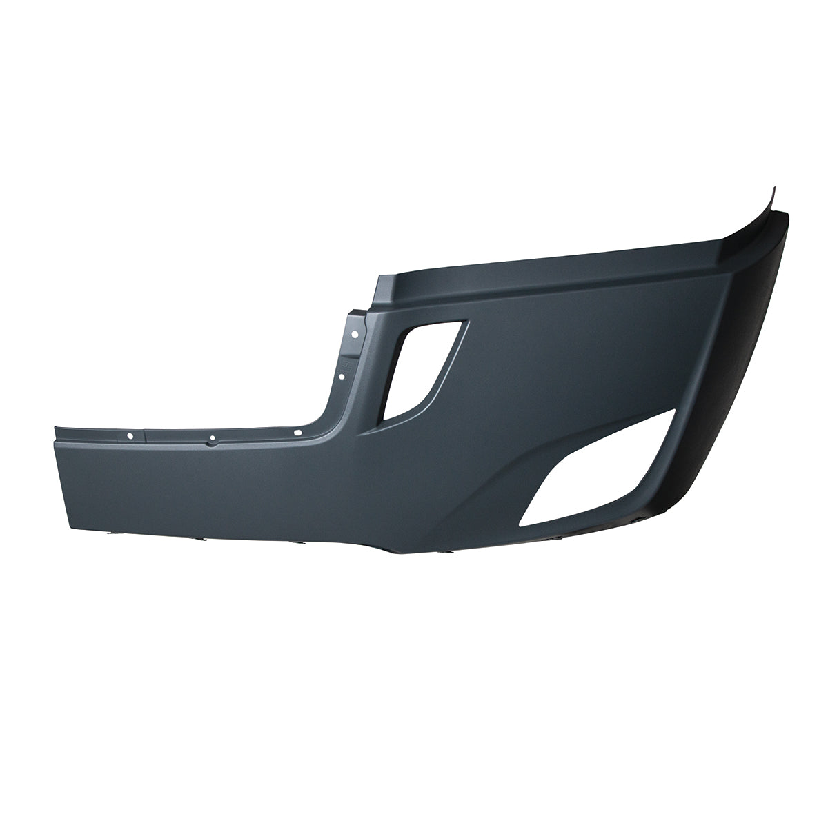Bumper Cover With Fog Light Opening & Deflector Holes For 2018-2024 FL Cascadia - Driver