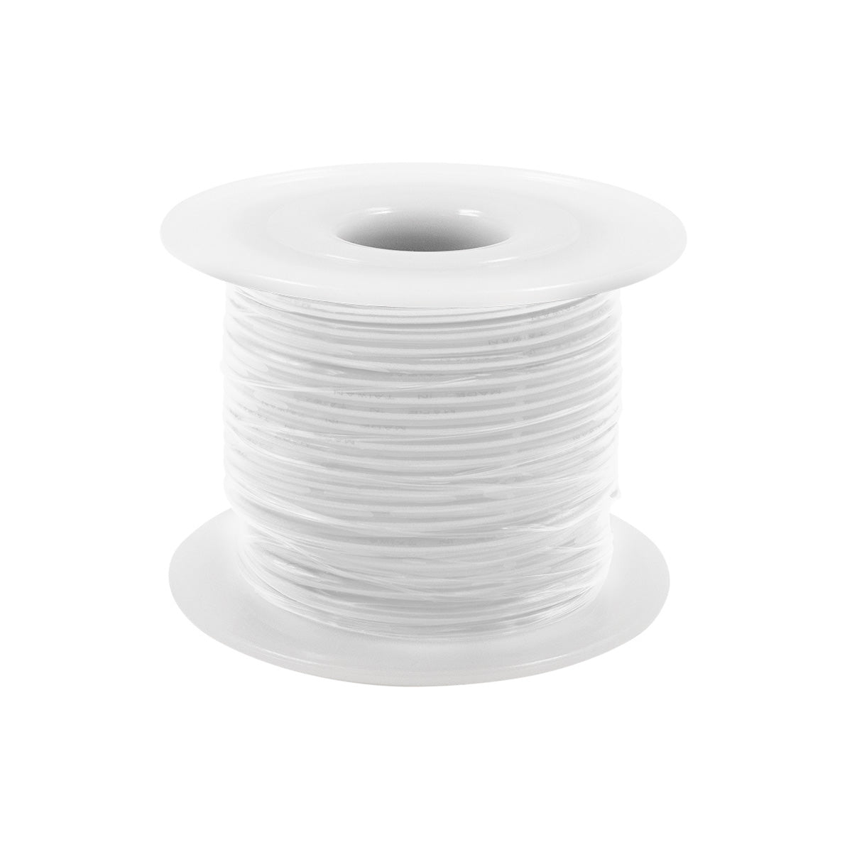 100 Ft. 16 AWG Long Primary Wire Roll - White