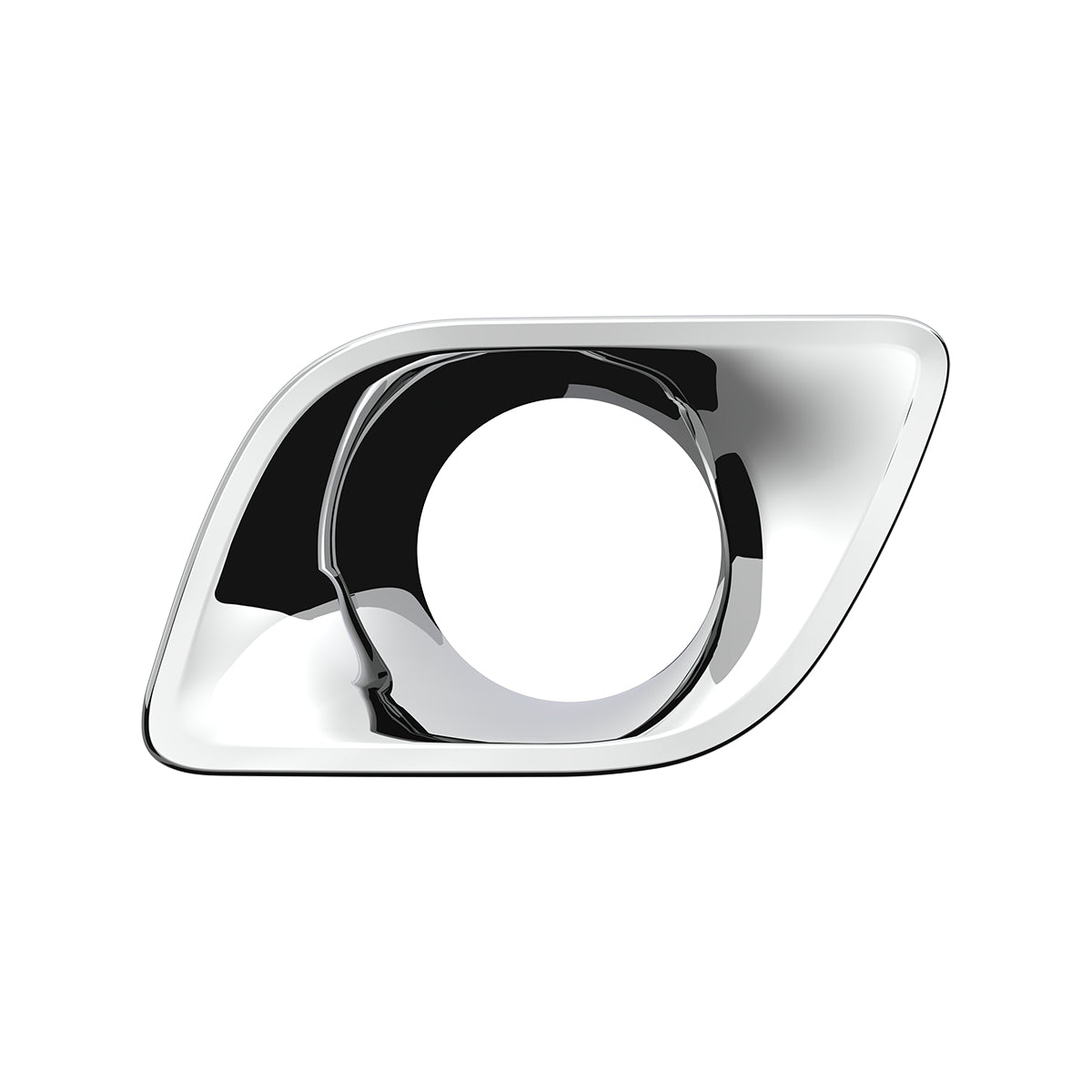 Chrome Plastic Fog Light Bezel For 2013-2021 Kenworth T680-Driver
