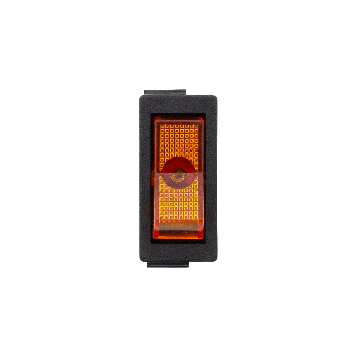 Amber Illum Rocker 20 Amp 12V S.P.S.T. On/Off 1 Pc.