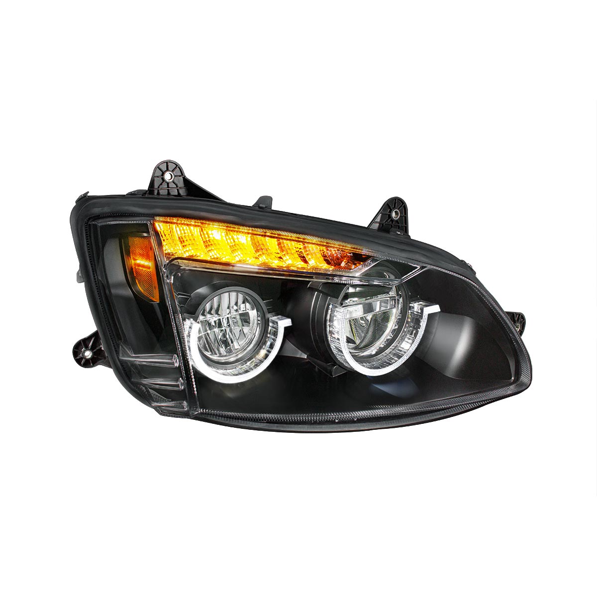 Blackout Full LED Headlight For 2008-2017 Kenworth T660-Passenger