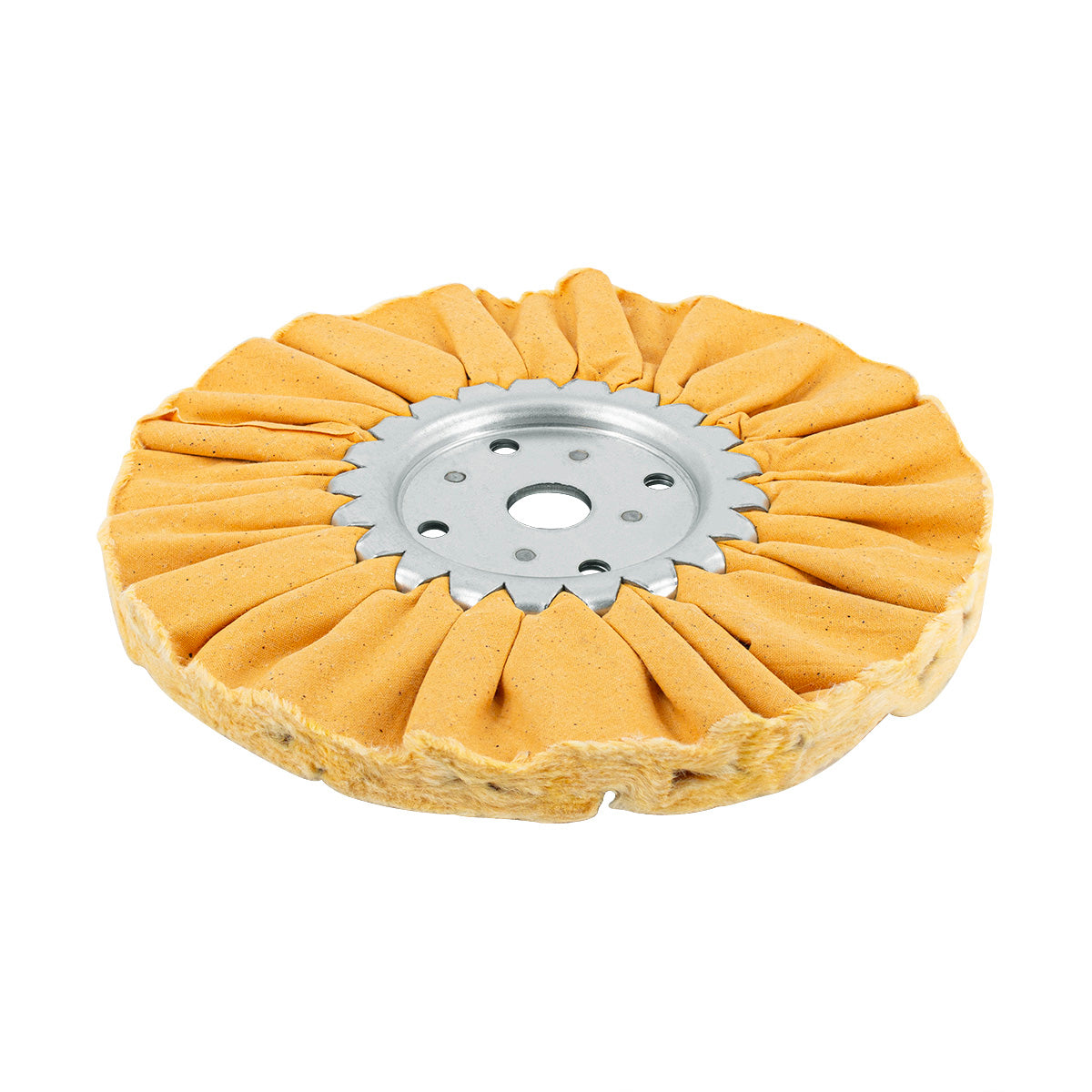 8" Yellow Treated Airway Buff - 3/4" Arbor