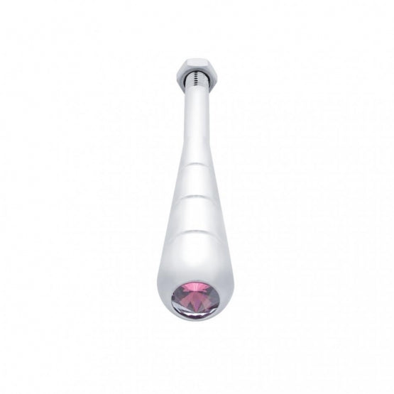 4-3/4" Steering Column Tilt Handle With Purple Crystal