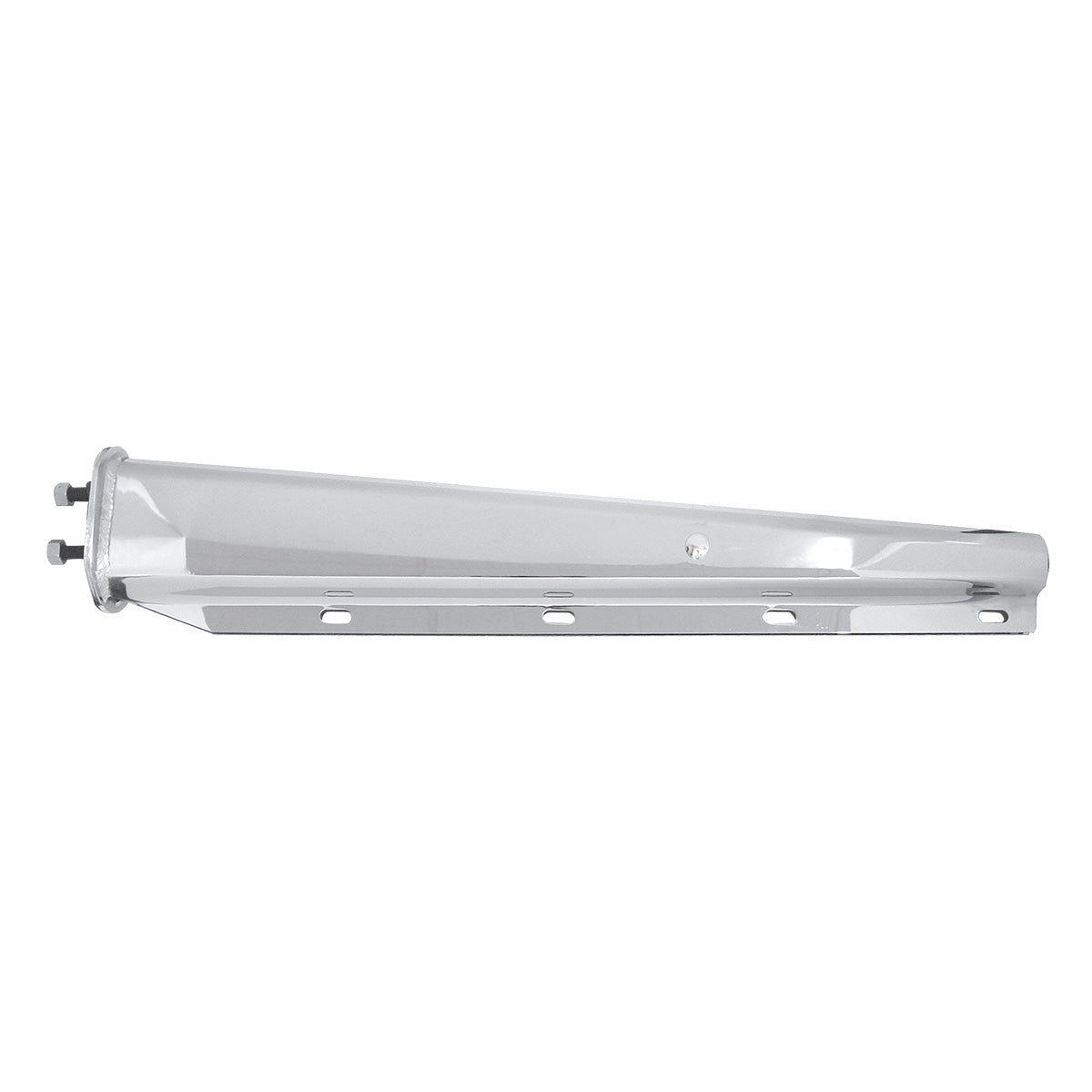 30" Chrome Heavy Duty Mud Flap Hangers - 2" Bolt Pattern (Pair)