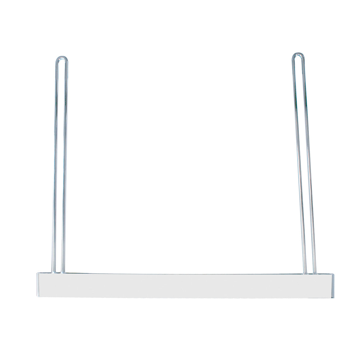 24" X 21" Chrome Anti-Sail Bracket - 2" Bottom