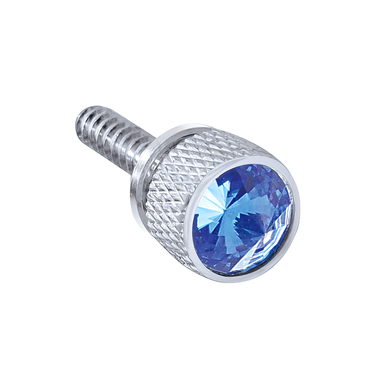 Dash Screw With Blue Crystal For 2008-2017 Freightliner Cascadia