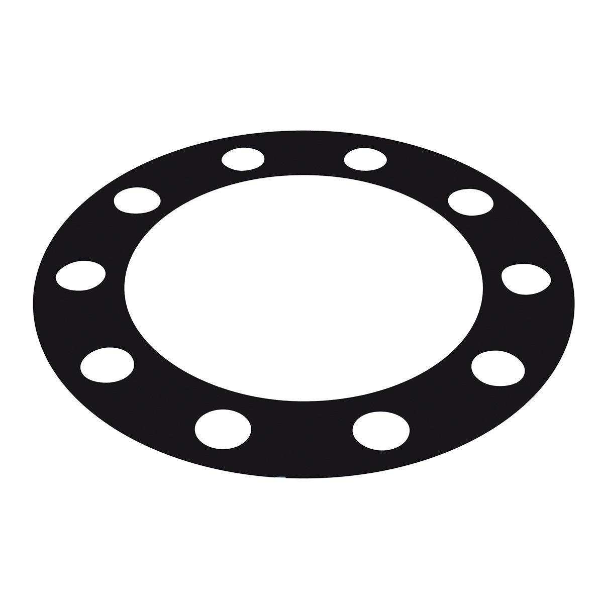 Black Plastic Rim Protector With 1" Hole