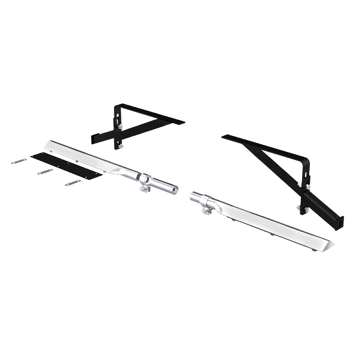 29" 430 Stainless Steel Universal Heavy Duty Half Fender Mounting Arm Kit (Pair)