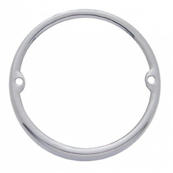 Stainless Round Cab Light Bezel