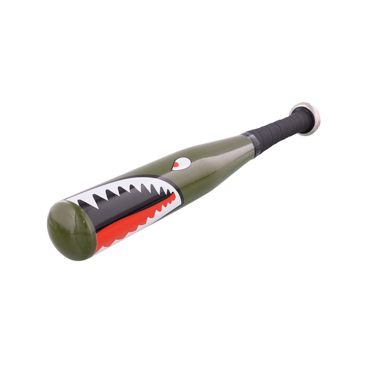 17" Aluminum Tire Checker Bat With P-40 Warhawk Shark Mouth Graphic
