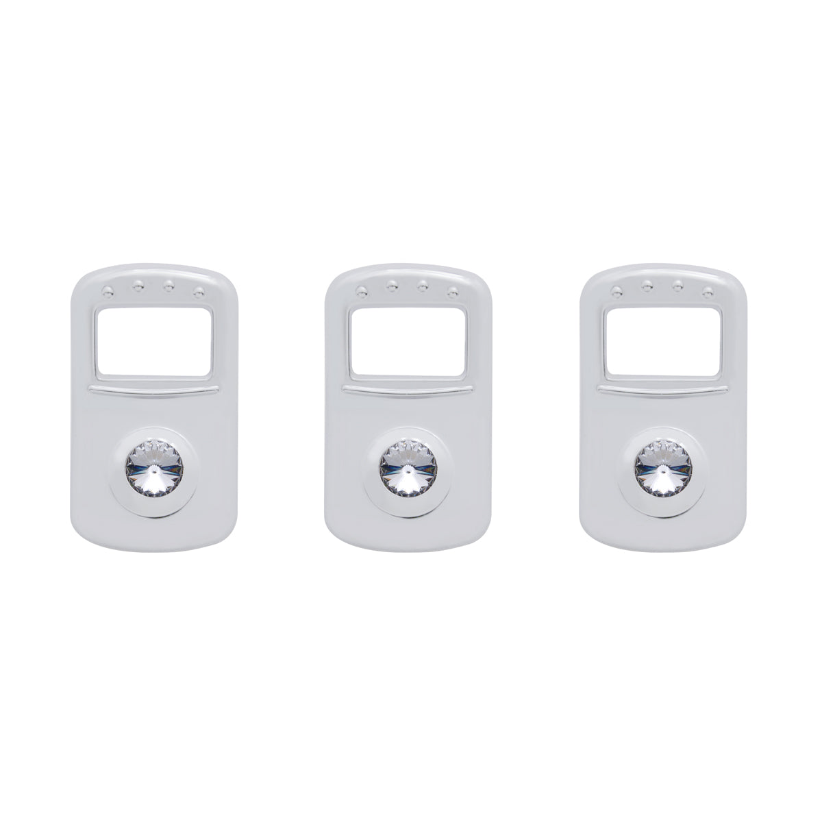 Rocker Switch Cover For Kenworth/Peterbilt - Clear Crystal (Card of 3)