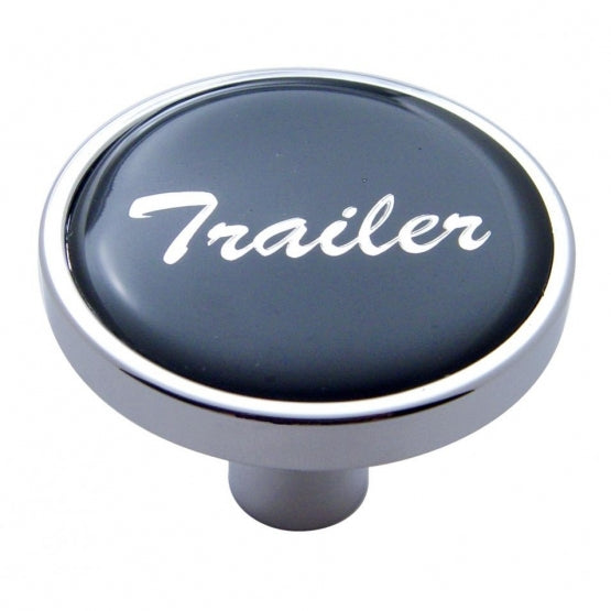 "Trailer" Short Air Valve Knob - Black Glossy Sticker