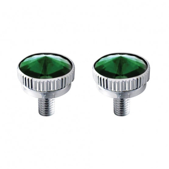 5mm CB Mounting Bolt With Green Crystal (2-Pack)