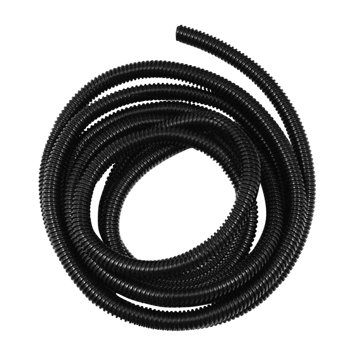 3/8" I.D. Black Flex-Guard Convoluted Split Seam Tubing, 10 Ft.