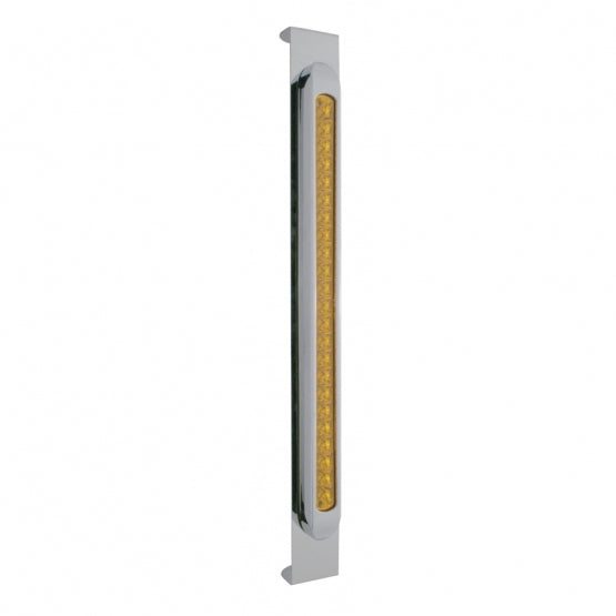 Mirror Bracket With 23 LED 17-1/4" Light Bar & Bezel - Amber LED/Amber Lens