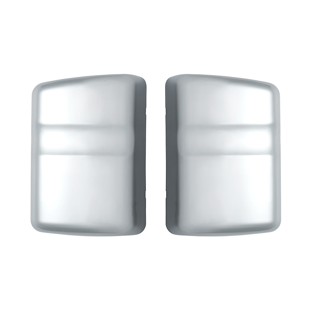 Chrome Plastic Bottom Mirror Post Covers For 2000-2010 International 9200I/9400I/9900I (Pair)