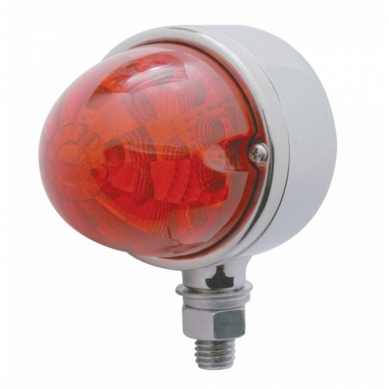 17 LED Reflector Watermelon Single Face Light - Red LED/Red Lens