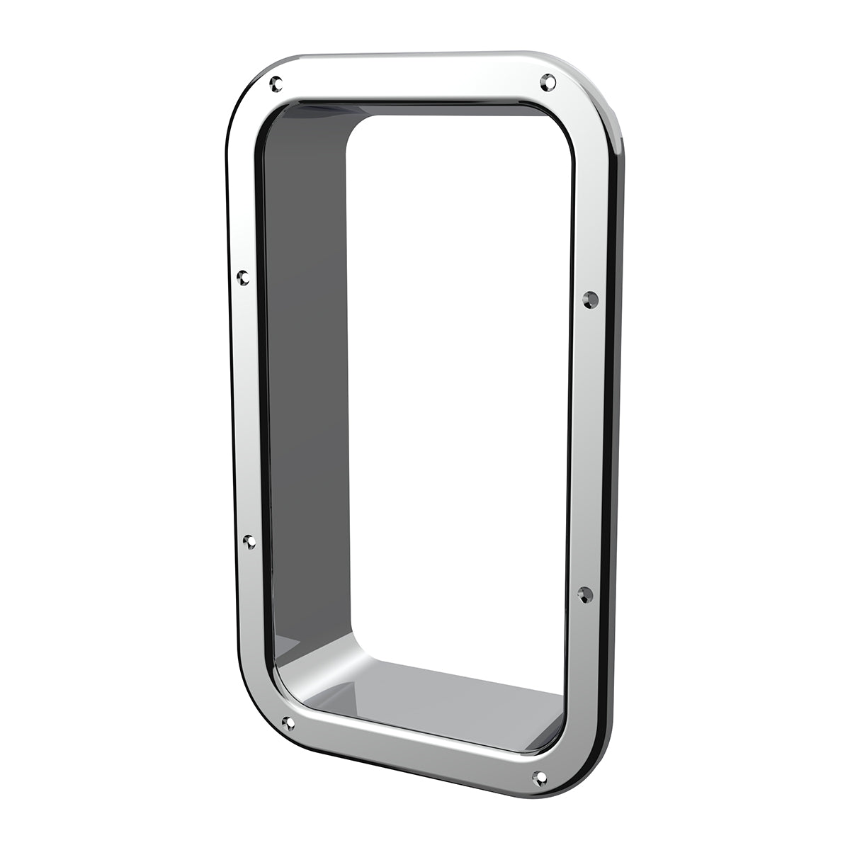 Chrome Interior View Window Trim For Kenworth W900L (1990-2005) And T800 (1986-2005)