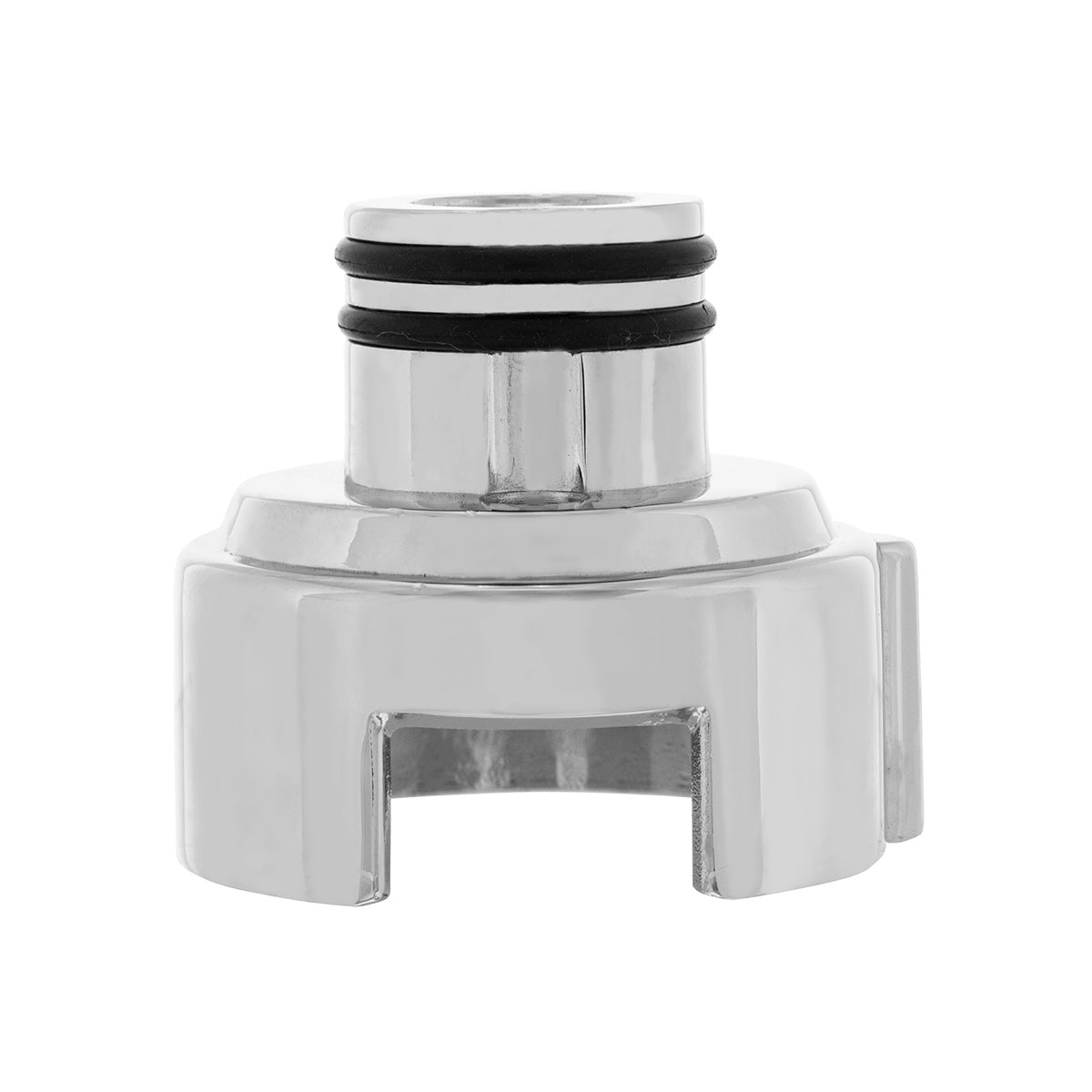 Gearshift Adapter W/LED Mount For Eaton-Fuller 13/15/18 Speed - Chrome/Vertical (Bulk)