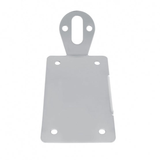 Bobber Motorcycle Style Vertical Side Mount License Plate & Light Bracket