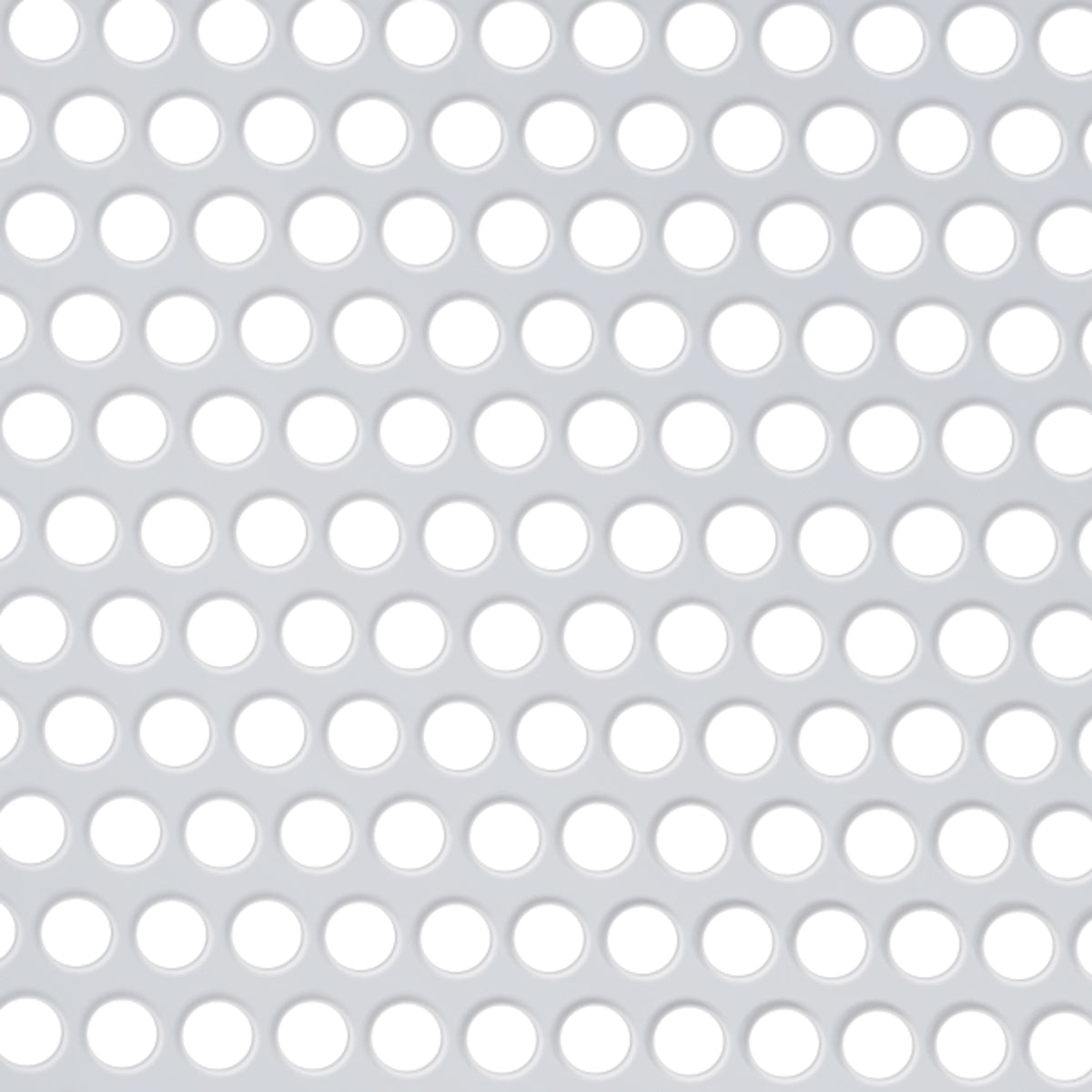 430 Stainless Grille Mesh For Peterbilt 379 With Extended Hood - Alternating Round Holes
