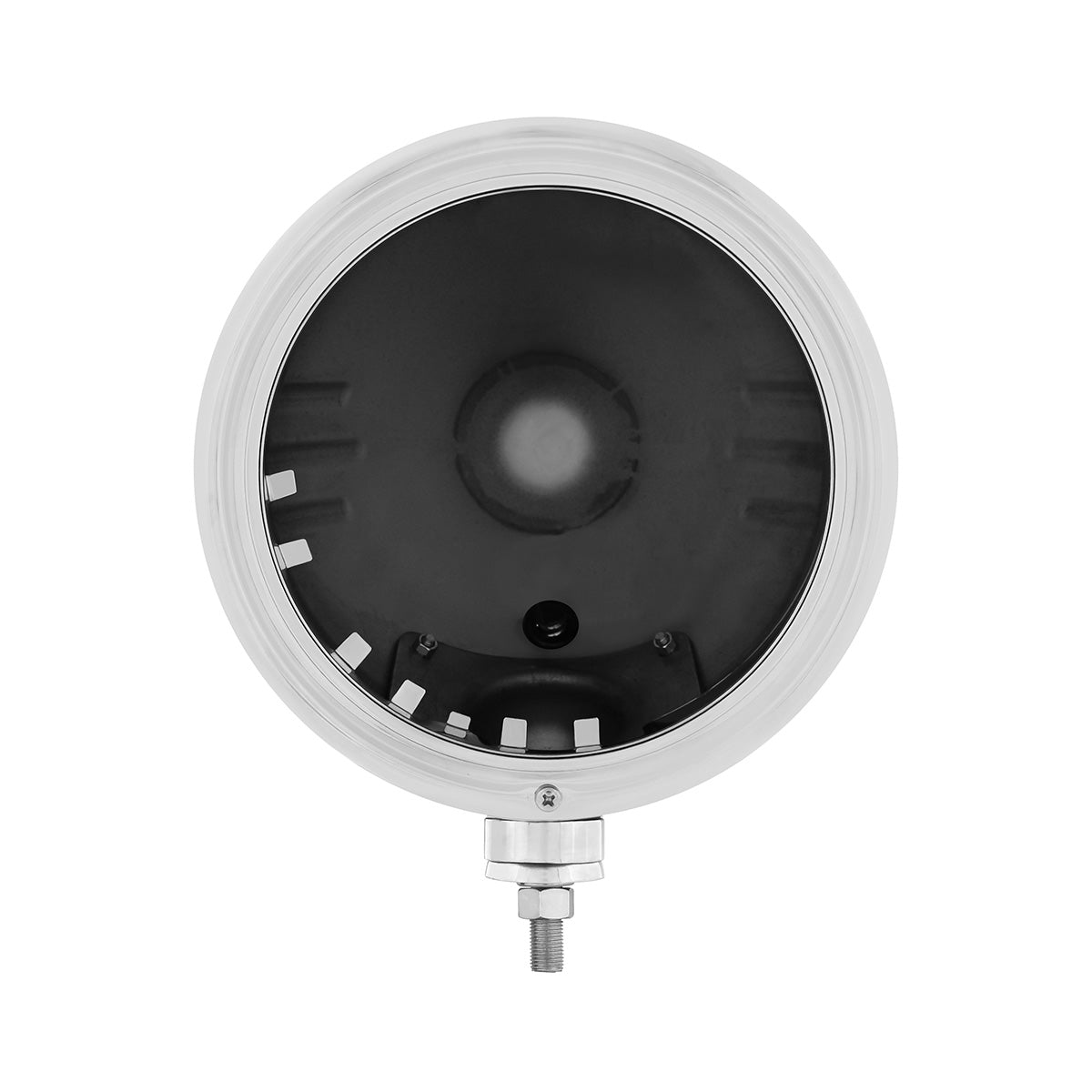 Stainless Classic Style Embossed Stripe Headlight Housing