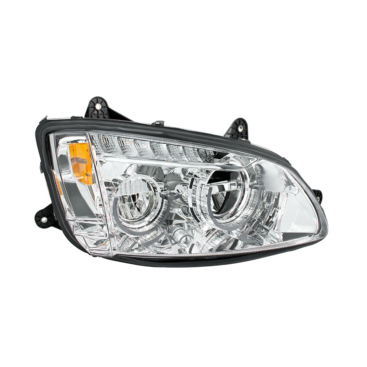 Chrome Full LED Headlight For 2008-2017 Kenworth T660-Passenger