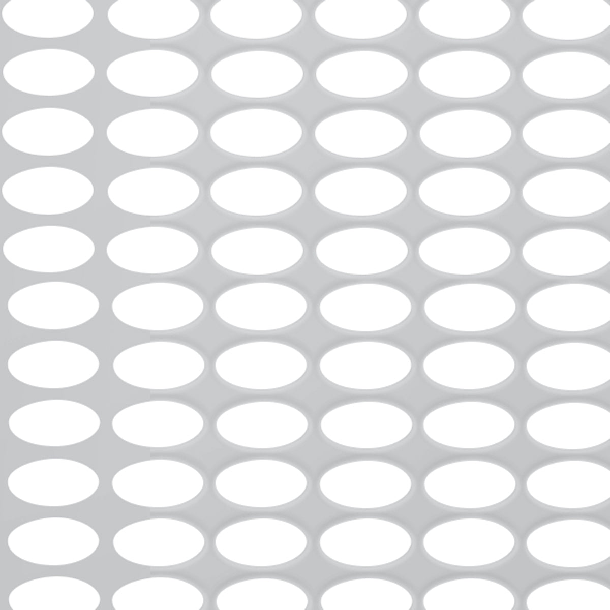 430 Stainless Grille Mesh For Peterbilt 379 With Extended Hood - Straight Oval Holes