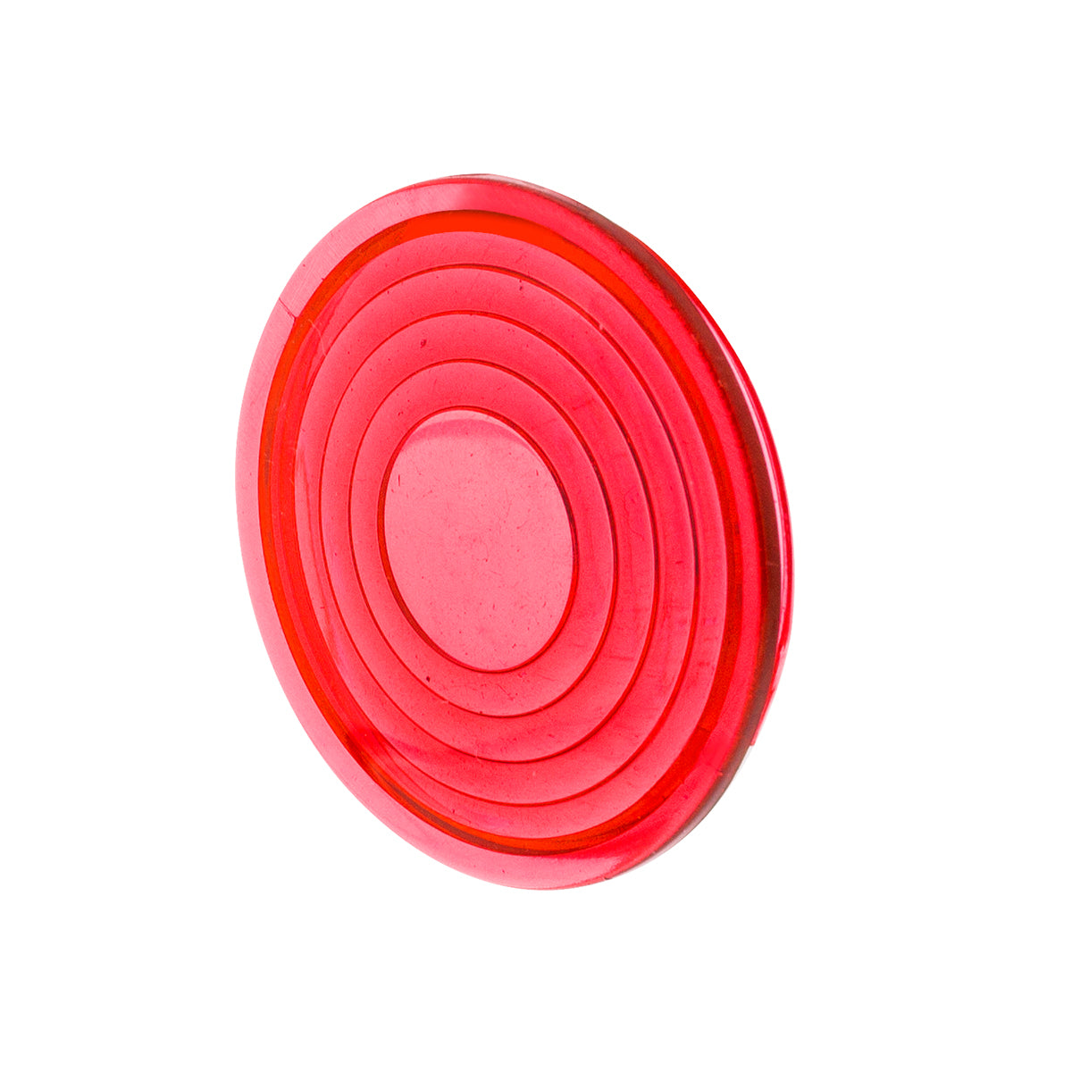 Round Map Light Lens For 2006+ Peterbilt - Red