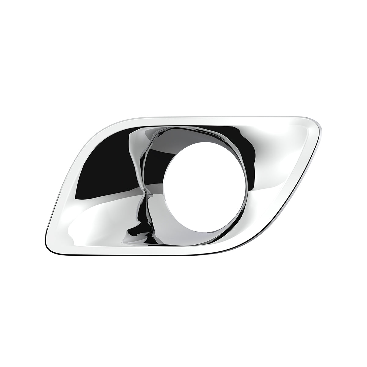 Chrome Plastic Fog Light Bezel For 2013-2021 Kenworth T680-Driver