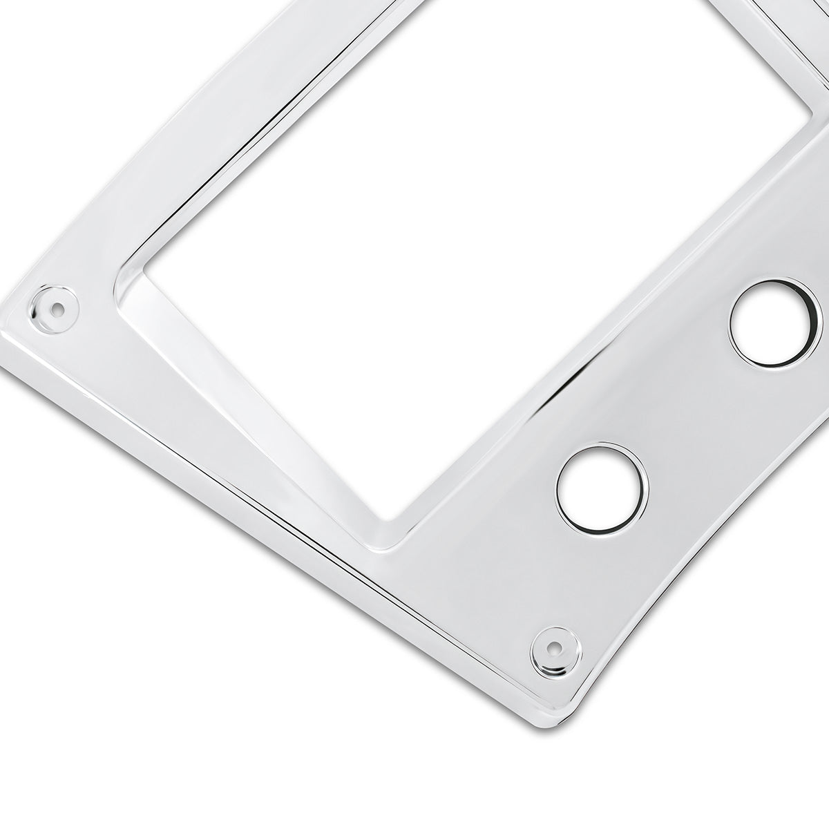 Chrome Plastic Radio/Air Valve Trim For 2008-2017 Freightliner Cascadia