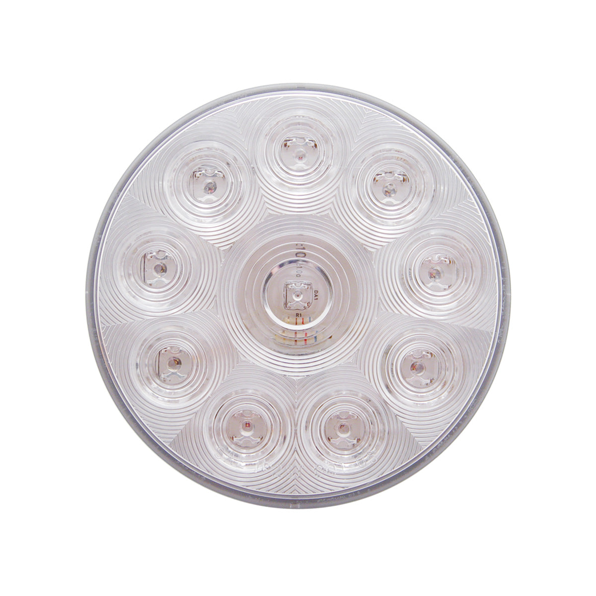 10 LED 4 "Auxiliary/Utility Light - White LED/Clear Lens
