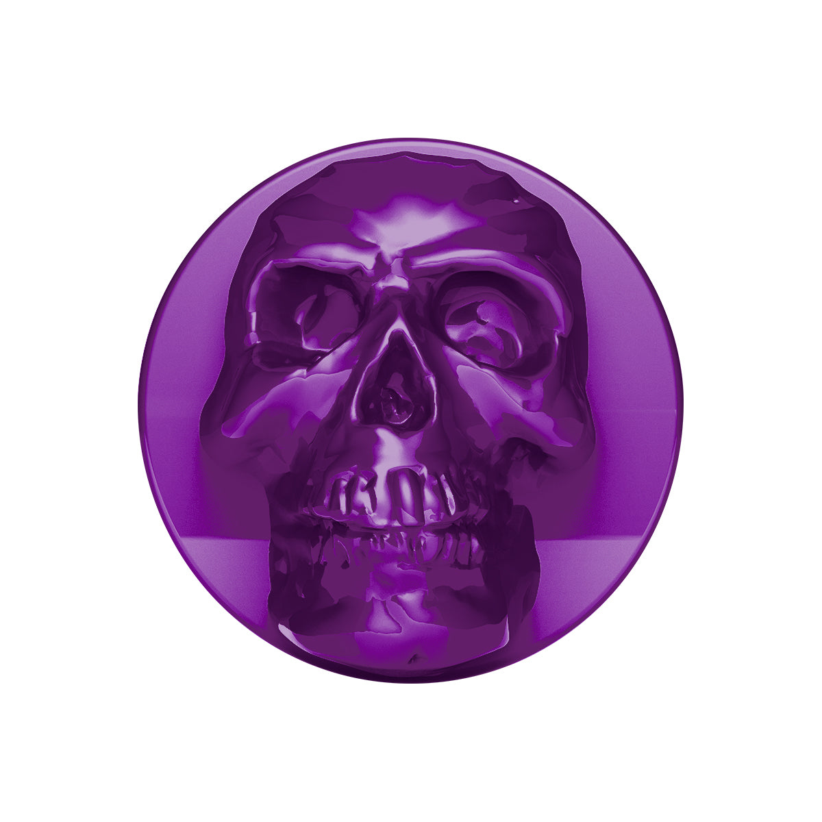 Skull Air Valve Knob - Candy Purple