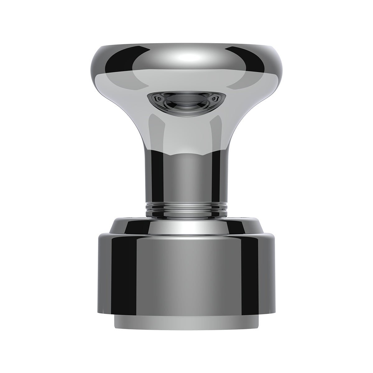 Thread-On Gearshift Knob & Adapter For Eaton Fuller Style 9/10 Shifter - Chrome