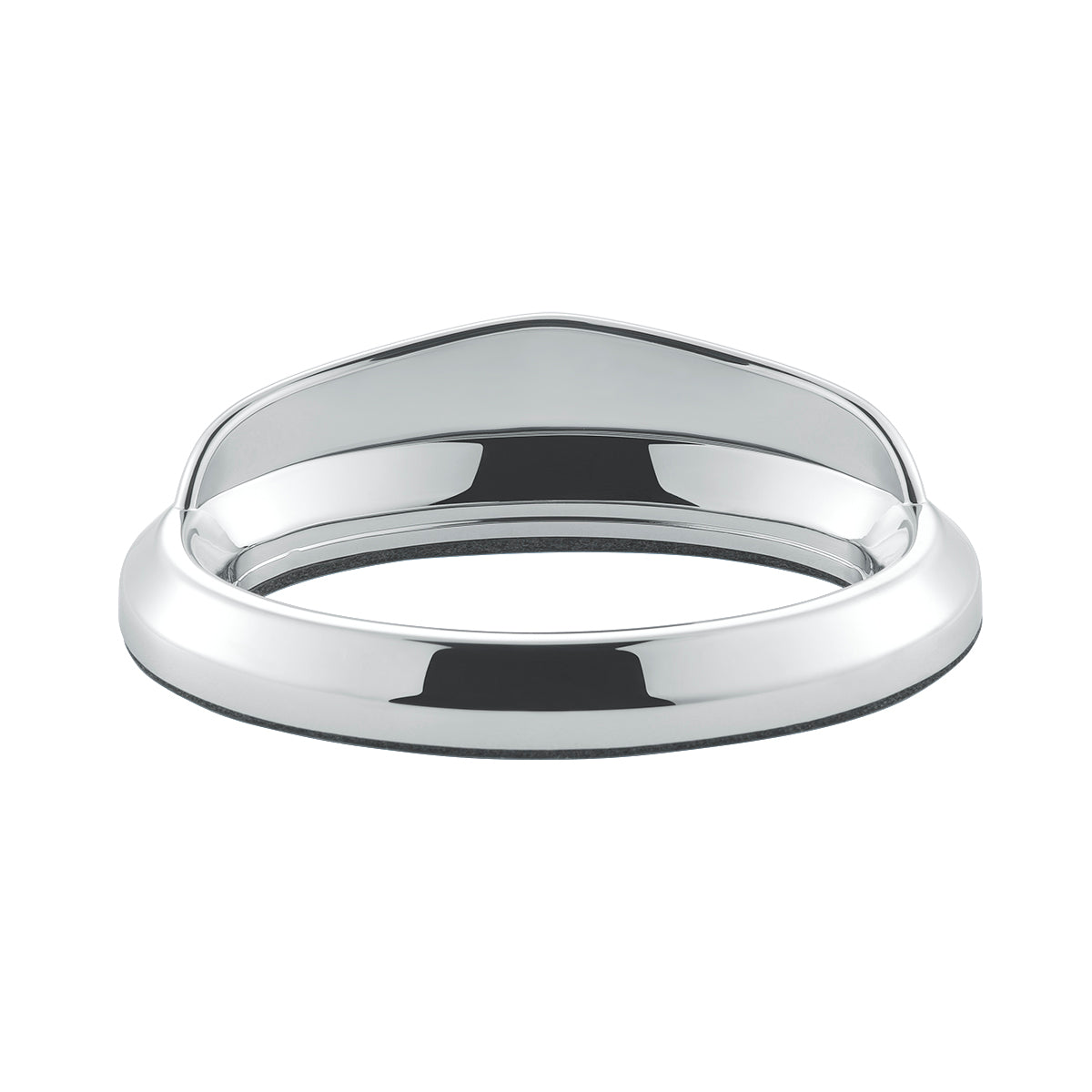 Chrome Bezel For 1-3/4" X 3/4" Peterbilt Glove Box Emblem