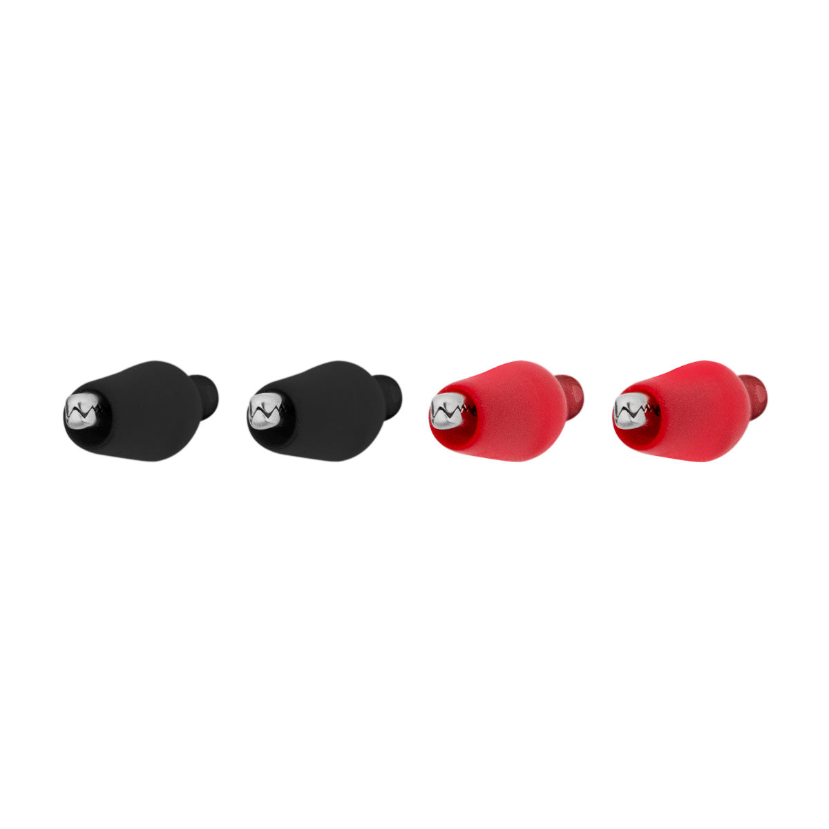 1" 10 Amp Alligator Test Clips w/ Vinyl Boots, 2Red/2Black 2 Sets.