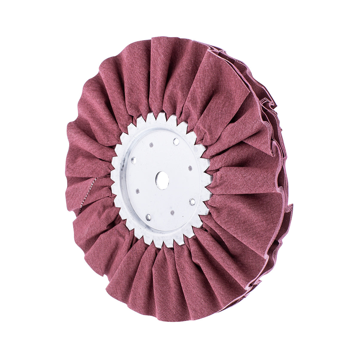 10" Red Treated Airway Buff - 5/8" & 1/2" Arbor