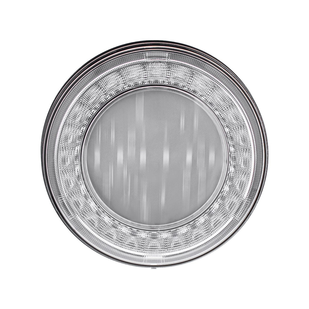 30 LED 4" Round Lumos Light I-Series (Stop, Turn & Tail) - Red LED/Clear Lens