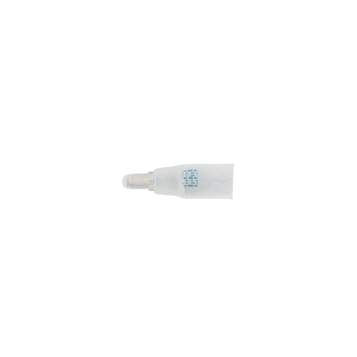 22-14 AWG CS Closed-End Heat Shrink Connector - Clear w/ Blue Dash (5-Pack)