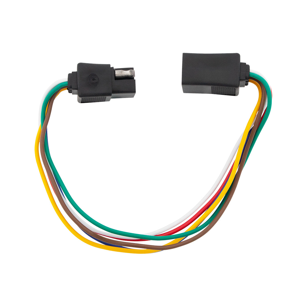 6-Way Squared Moisture Proof M/FM Trailer Connectors w/ Polarized Plugs, 1 Pc.