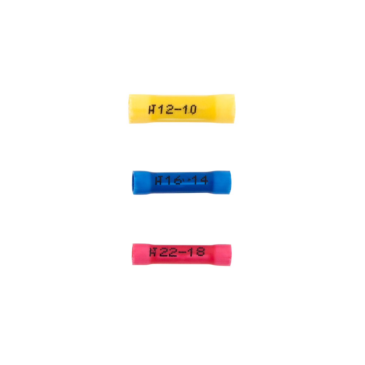22-10 AWG Assorted Vinyl Butt Connectors (17-Pack)