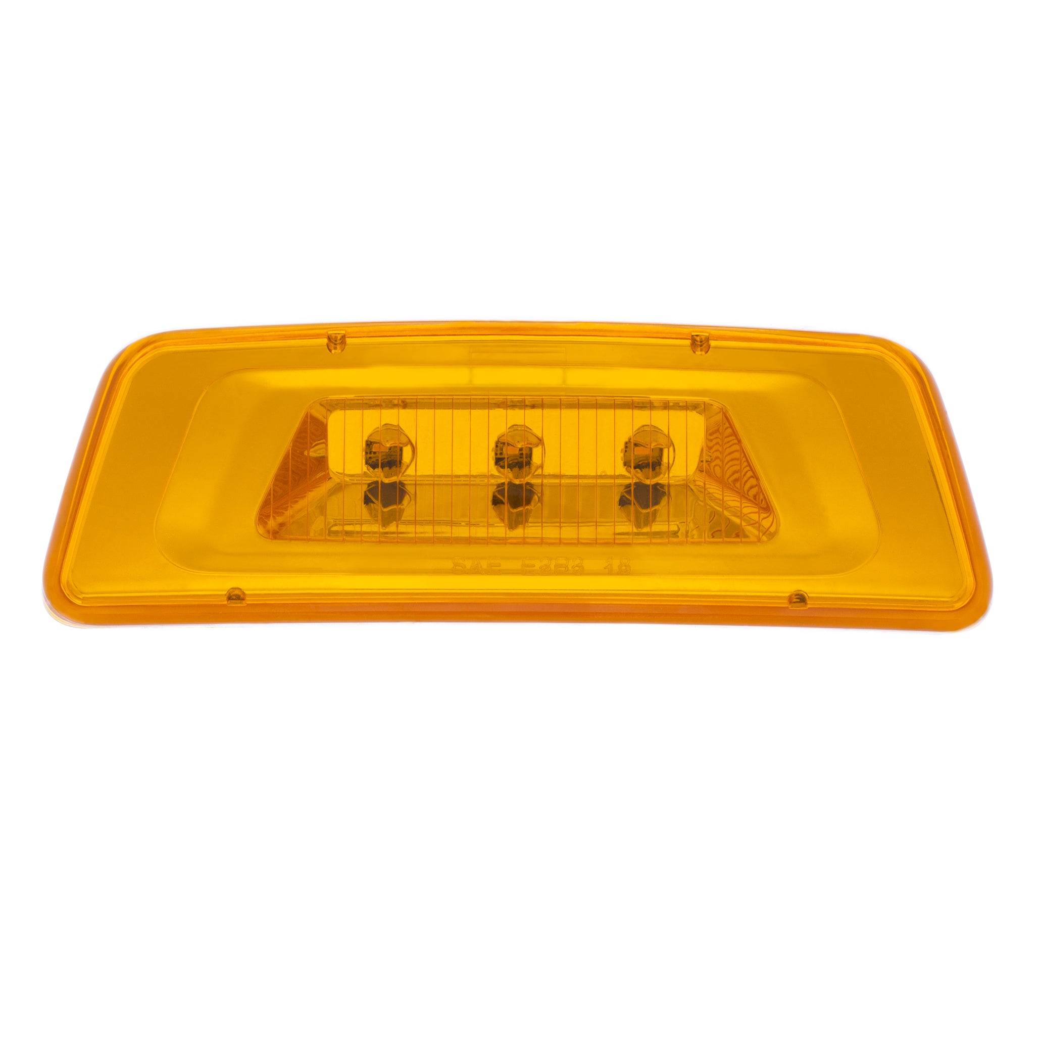 3 LED Fender Turn Signal/Parking Light For Kenworth T680/T700/T880 - Amber LED/Amber Lens