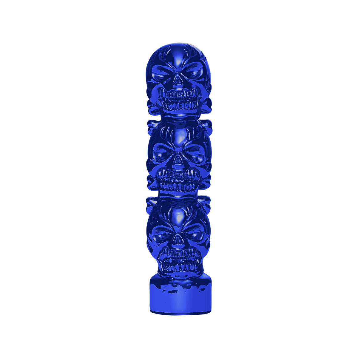 1/2"-13 Thread-On 3 Skull Candy Color Shift Knob-Indigo Blue