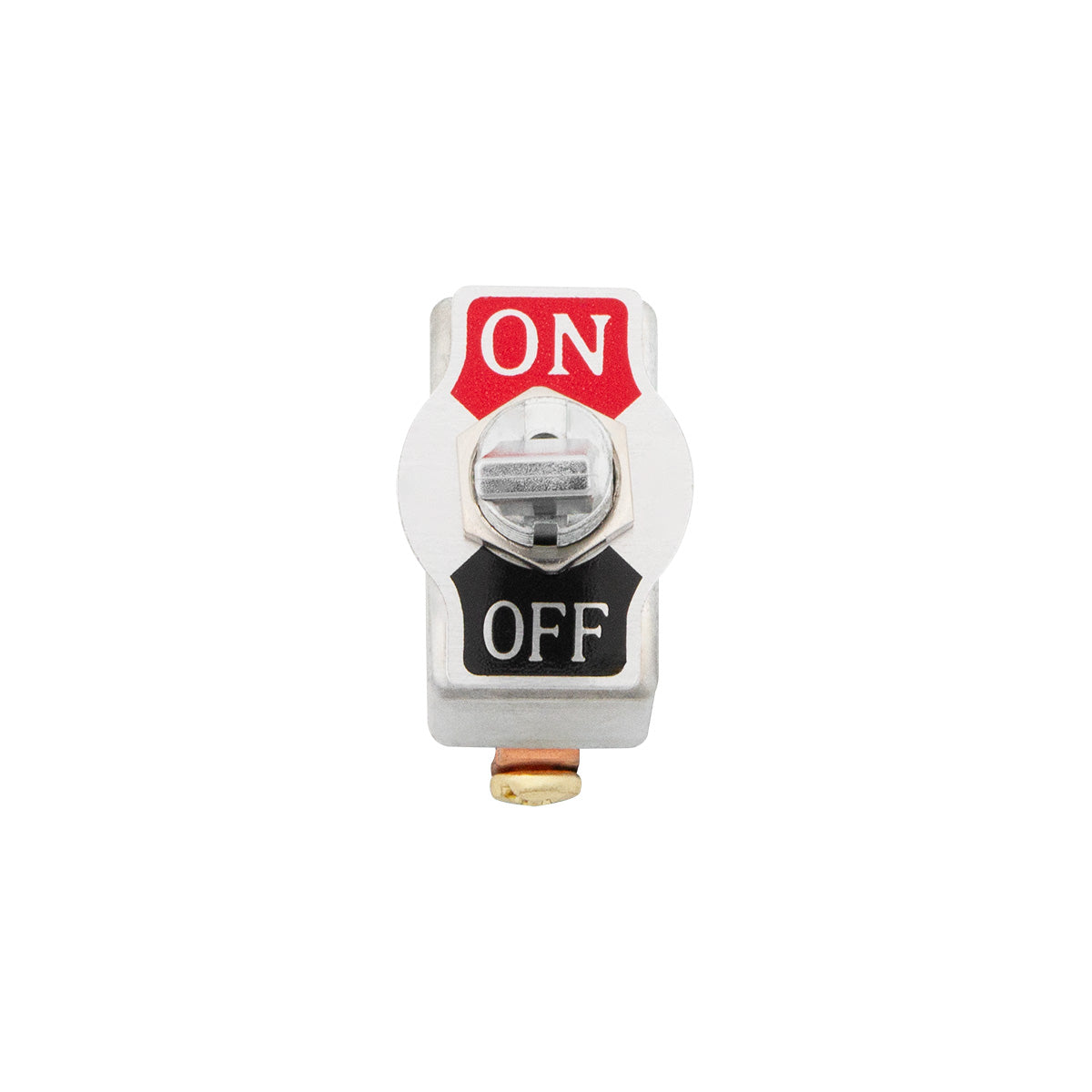 All Metal Heavy Duty Toggle w/ 2 Screw Terminals 50 Amp 12V S.P.S.T. On/Off 1 Pc.