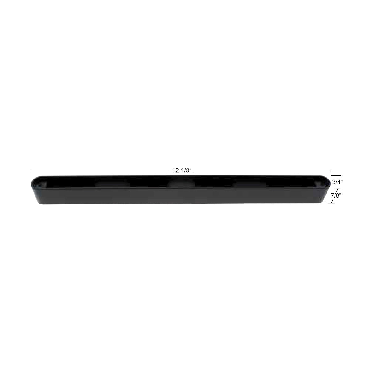 Black 12" LED Light Bar Housing (Bulk)