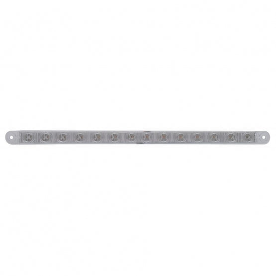 14 LED 12" Light Bar (Stop, Turn & Tail) - Red LED/Clear Lens (Bulk)